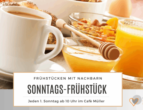 Frühstücken mit Nachbarn